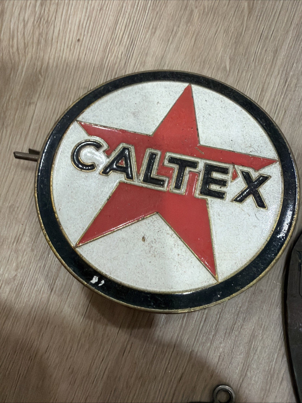1940's Texaco Gas Oil Service Station Attendant Badge Tag Lot3