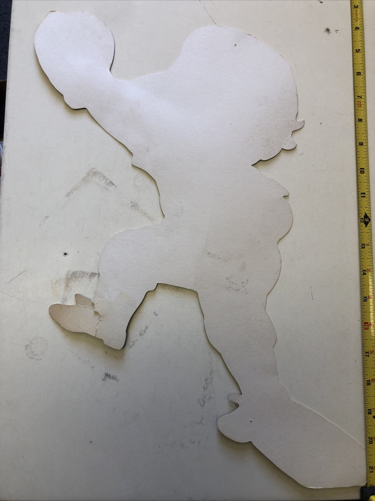 VINTAGE Rare Cardinals Baseball 15" Paper Cut Outs For Children3