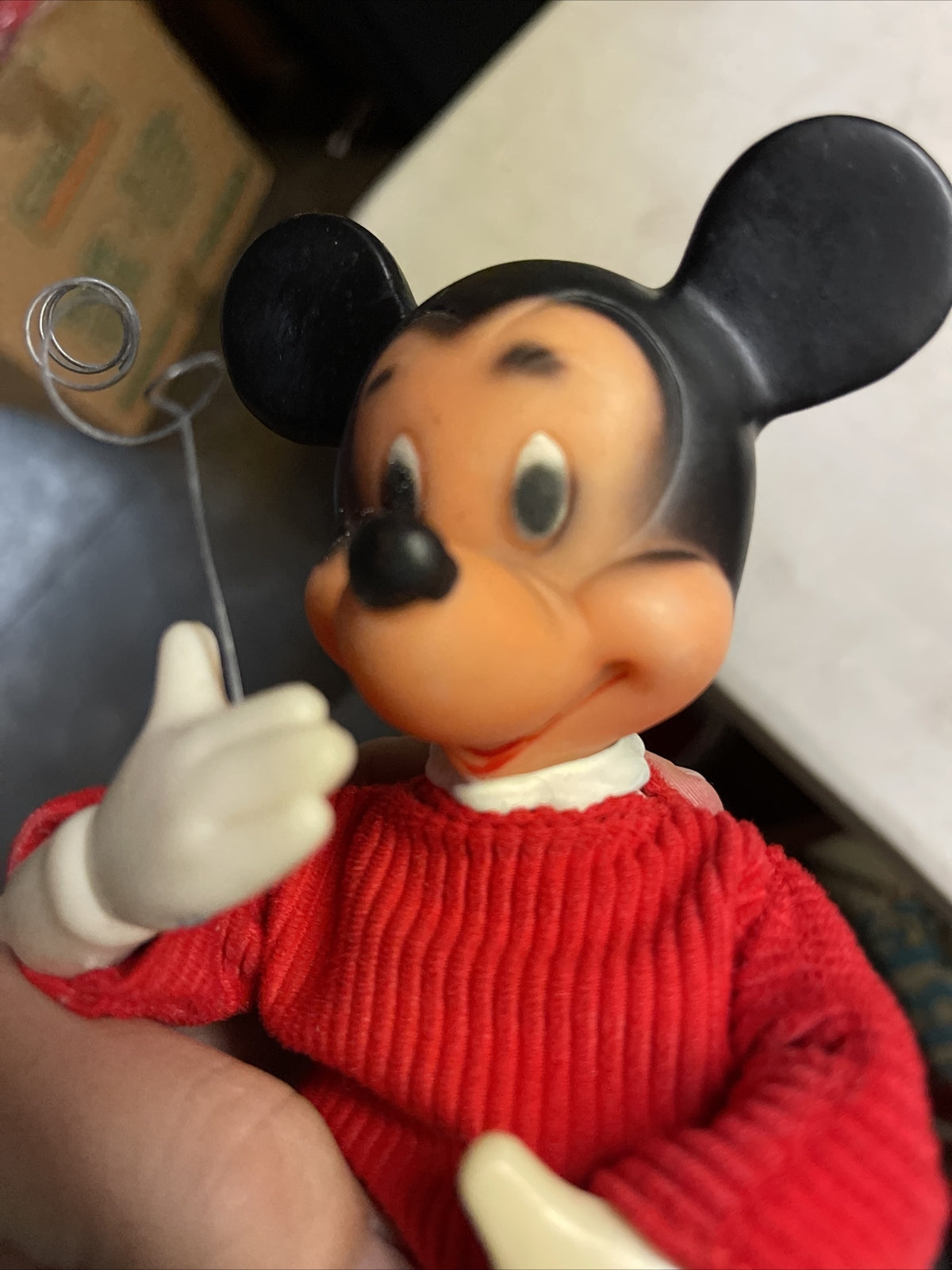 Vintage Mickey Mouse Wind-up Toy Walt Disney Carl Original Germany Not Marx8