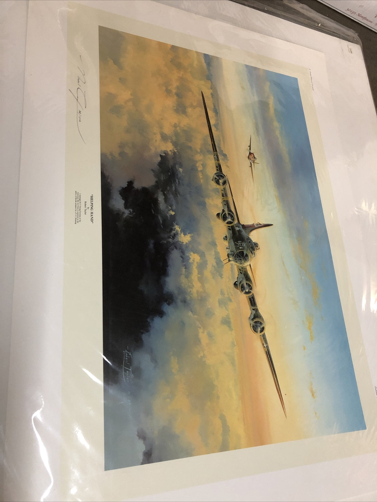 HELPING HAND by Robert Taylor - Signed And Numbered 708/1250 - 33”x23.5”5