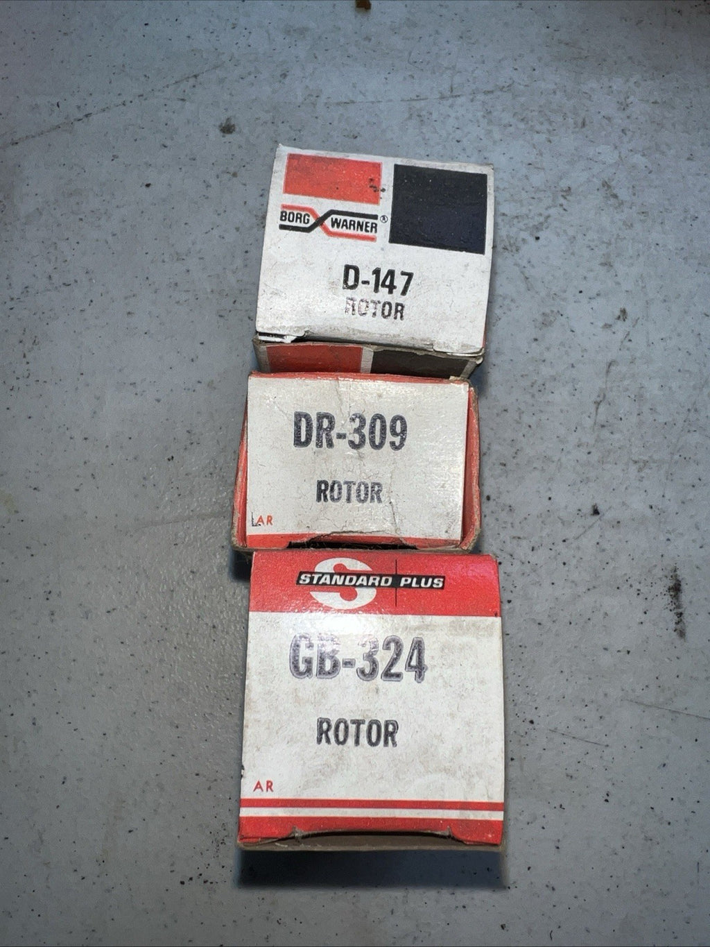 Lot of 3 Vintage Distributor Rotors D-147 DR-309 GB-324 NOS Auto Parts0