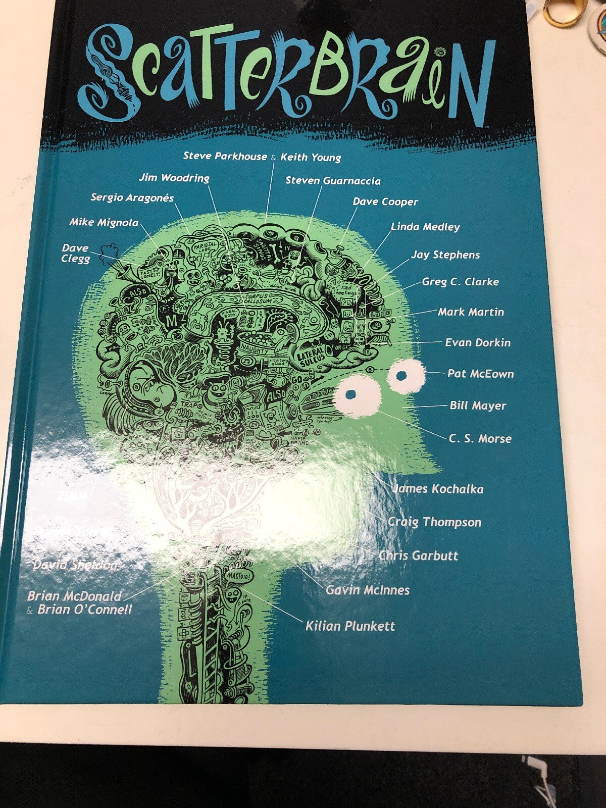 Scatterbrain By Clegg, Mignola, Aragones, Woodring, Park House, Young, And More0