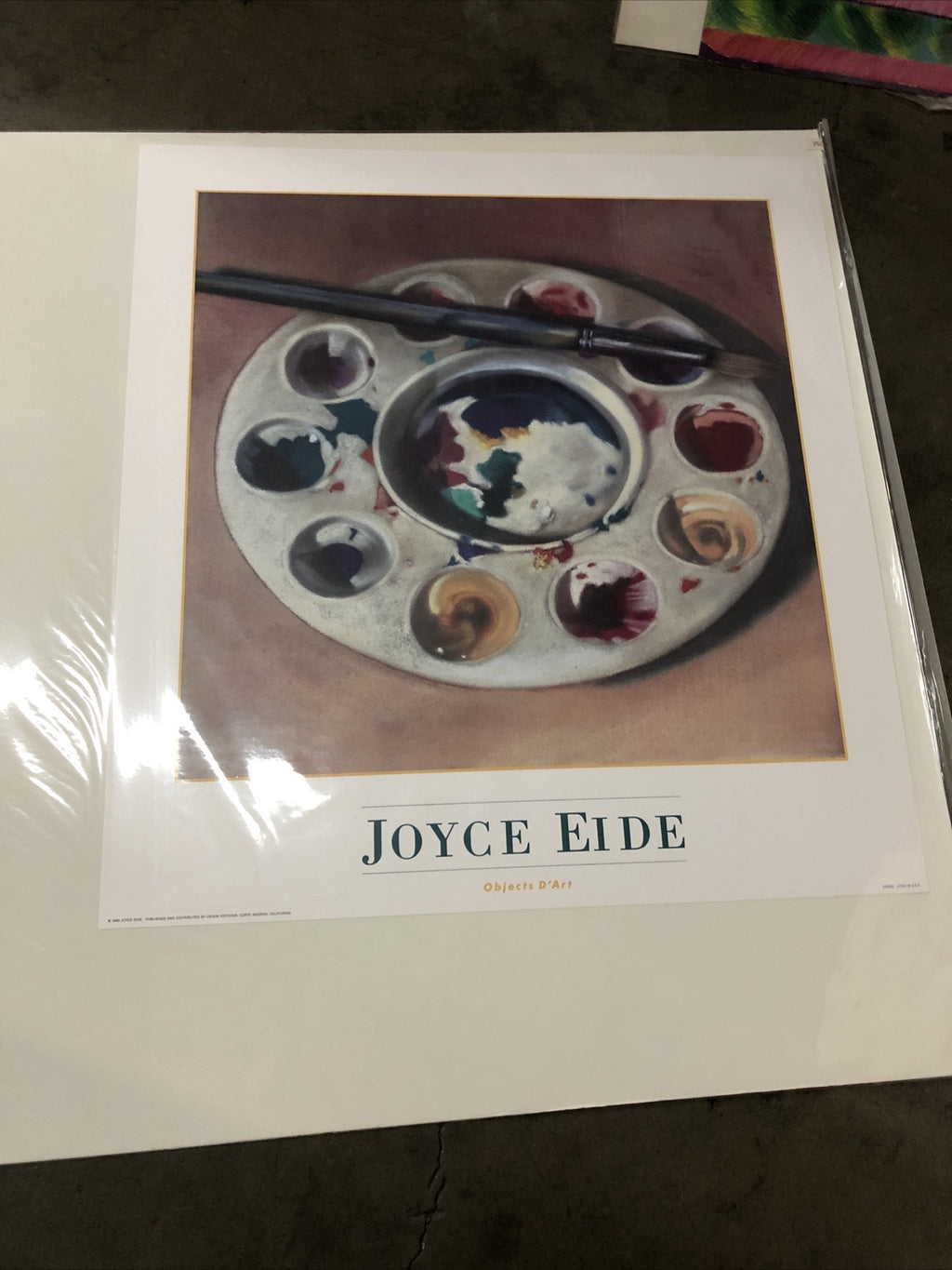 Joyce Eide OBJECTS D’ART 1989 Devon Editions 26”x24”0