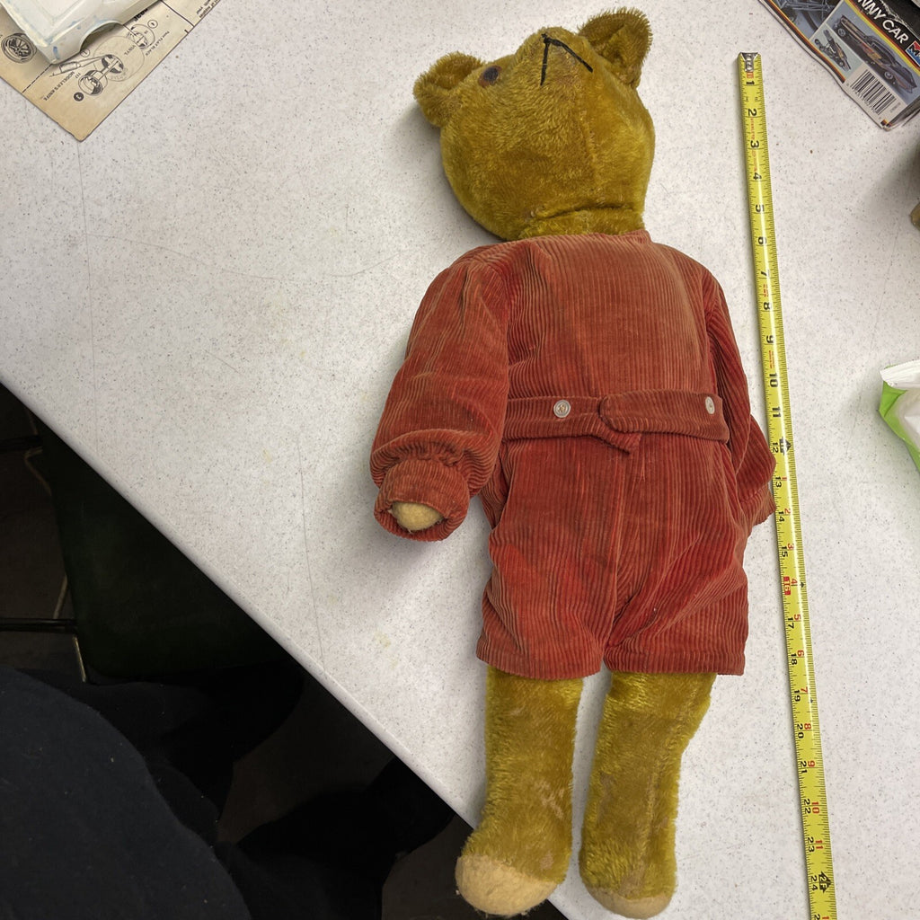antique Early 24” Winnie The Pooh Bear teddy bear2