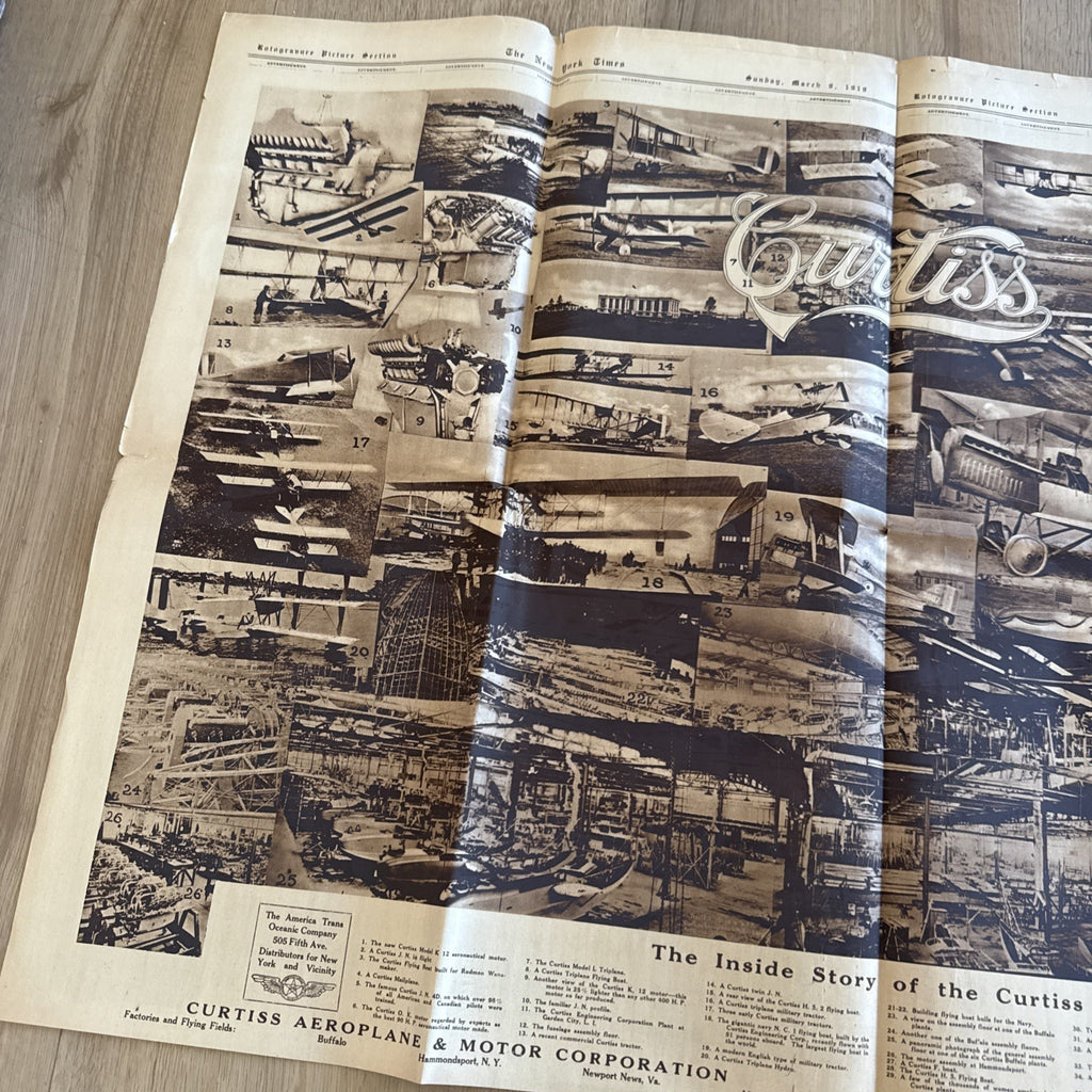 1919 antique NEW YORK TIMES rotogravure PARADE WWI SHIPS ADS FASHION4