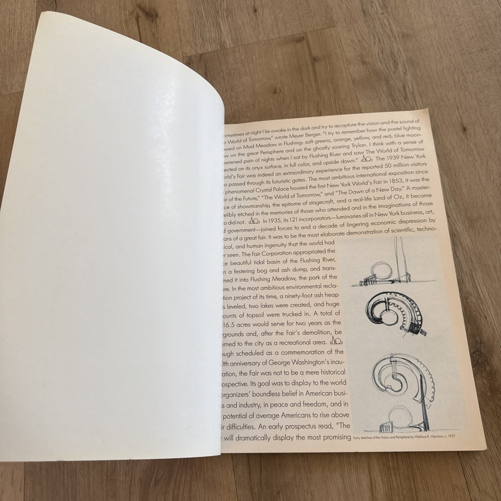 Trylon & Perisphere 1939 NY World's Fair (1989) Heller Chwast Design Book SC5