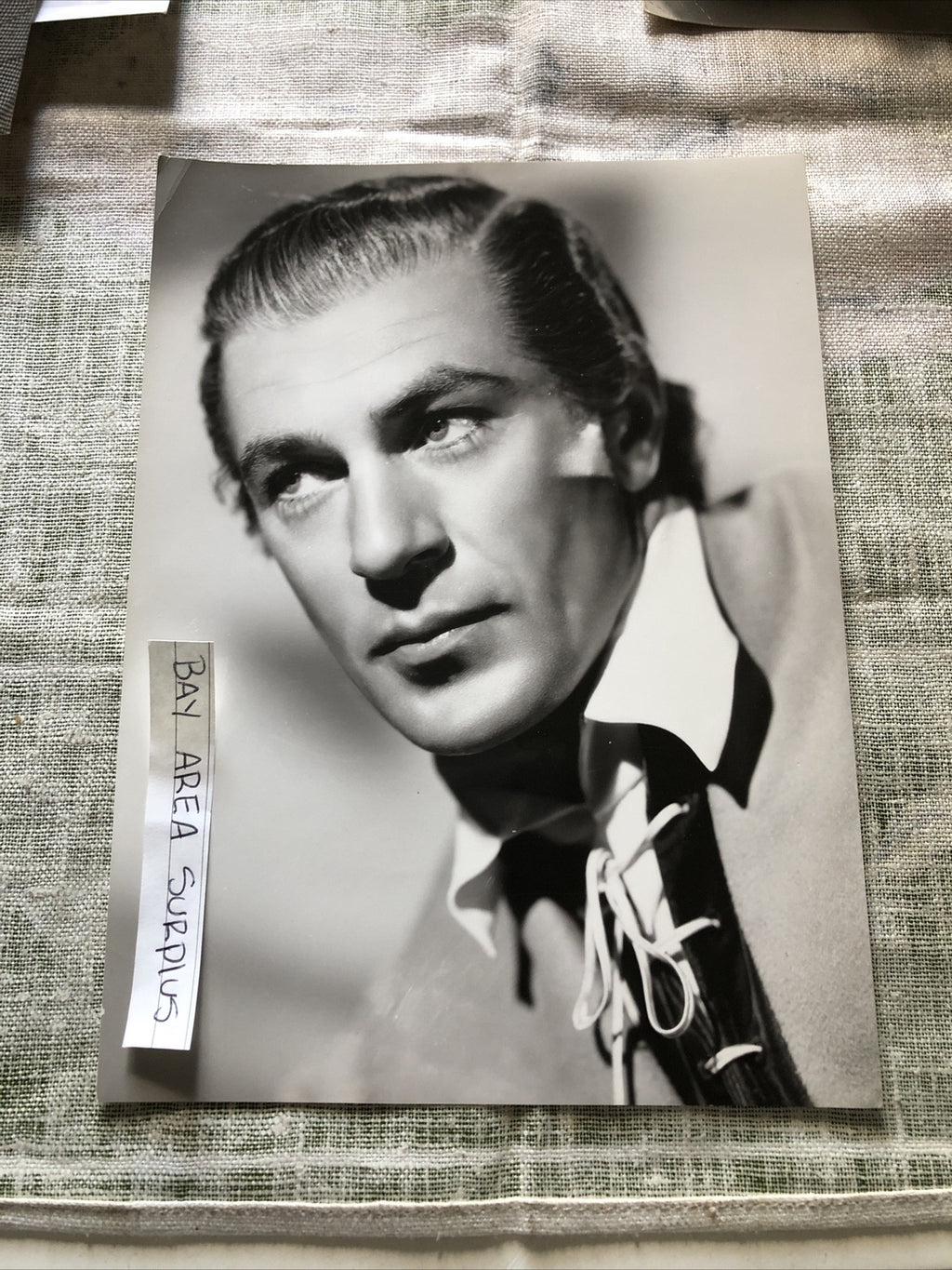 Rare Original Photo Of GARY COOPER Unpublished Vintage Photograph 8.5”x6”0