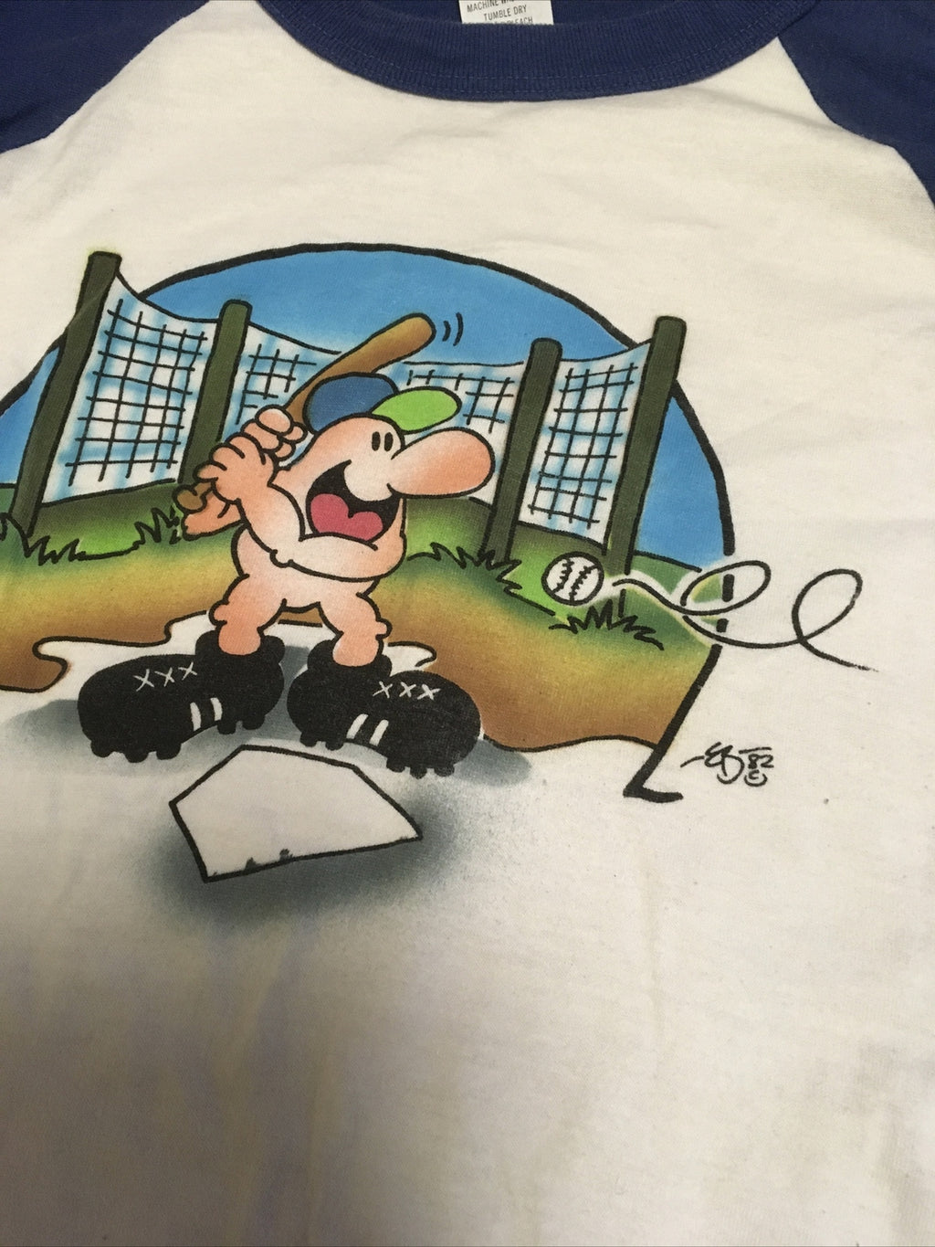 Vintage 1982 EB Raglan Shirt Size L1