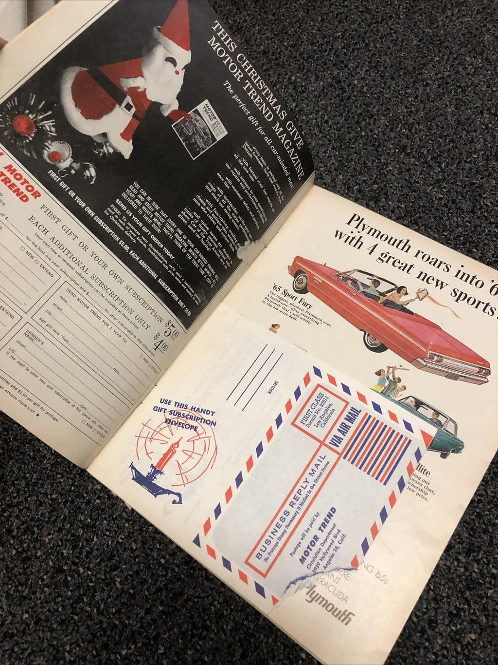 1964 Motor Trend Magazine: Special Engine Issue/'65 Tests Chevy Ford Plymouth2