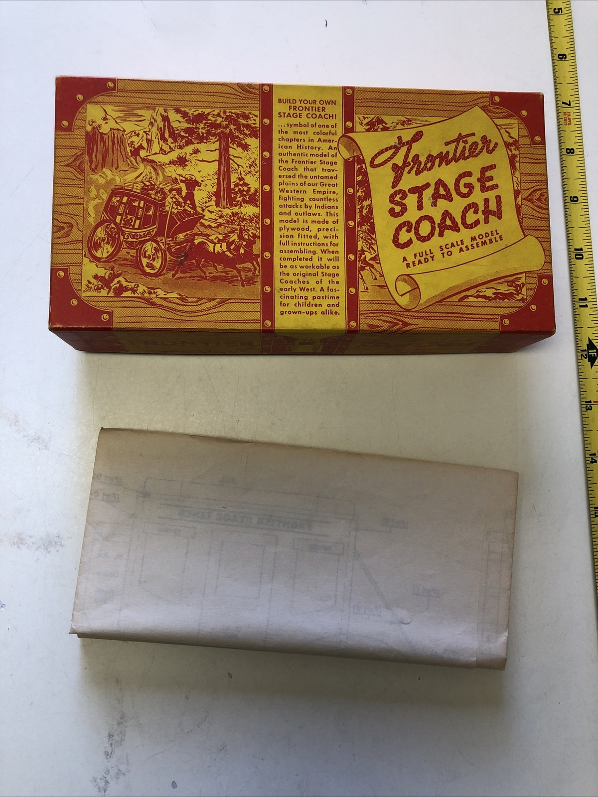 Vintage Frontier Days Stage Coach Build Your own With Instructions4