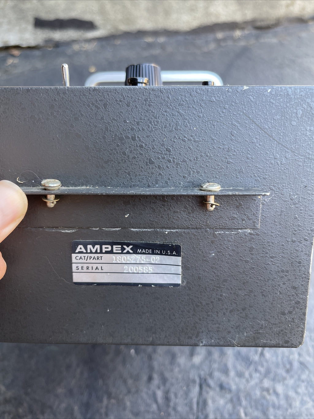 Vintage Ampex vacuum tube audio amplifier Reel To Reel Power Supply Volt Meter1