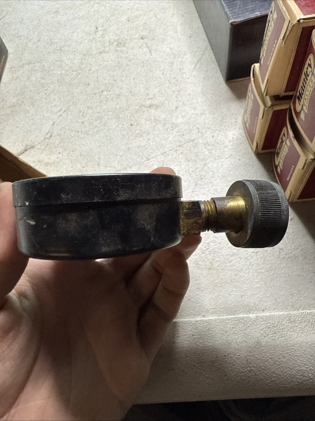 Vintage E-16 0-300 Lbs. Water Test Gauge By The Kiener Company New In Box.2