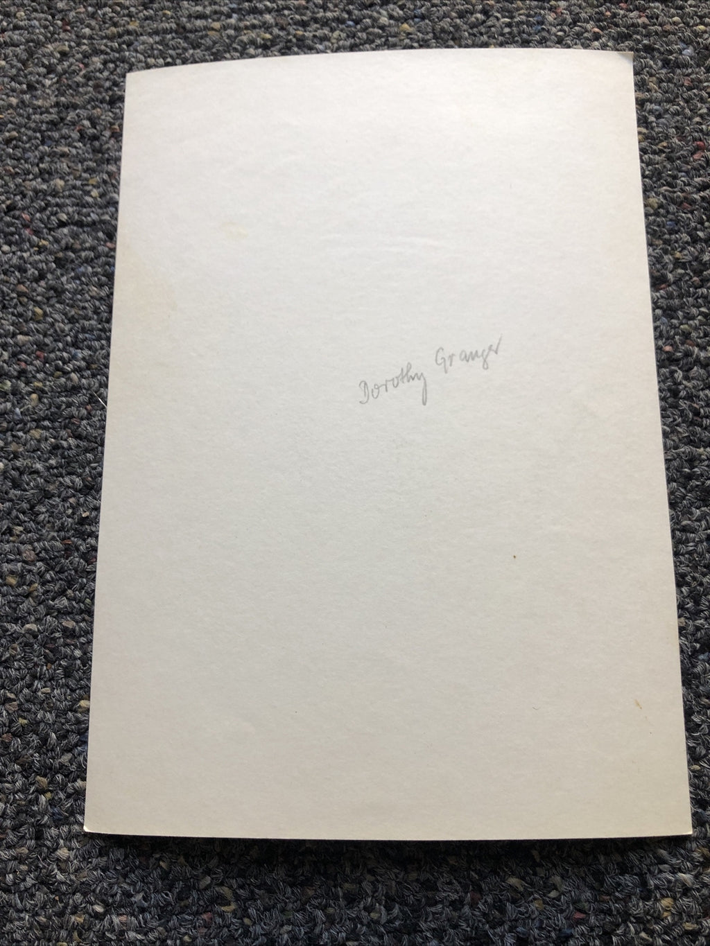 RARE Original Photo Of Dorothy Granger Candid Shot Black/White 8.5”x6”6