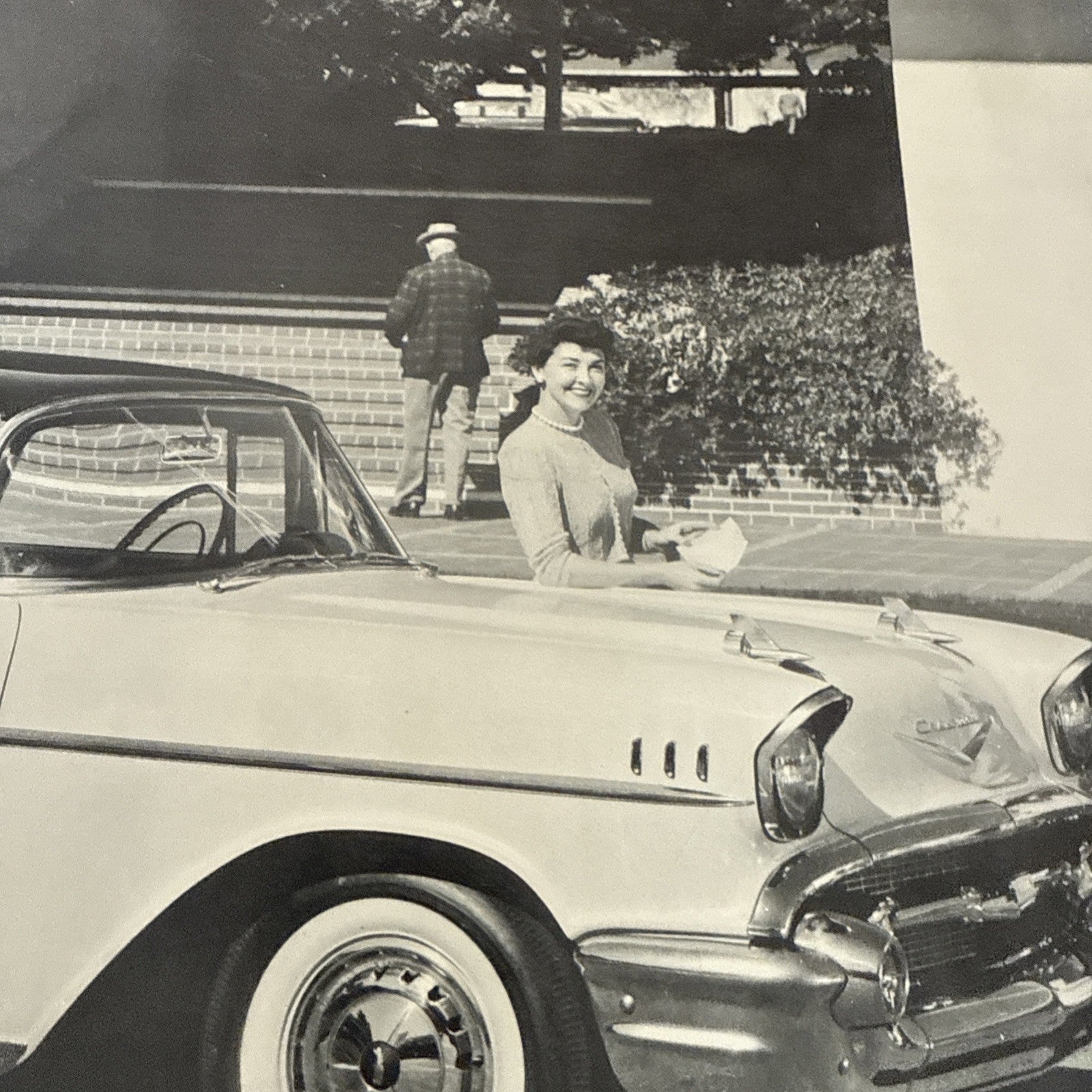 2 Original 1956 Chevy Car Official Dealership Promo Photographs10