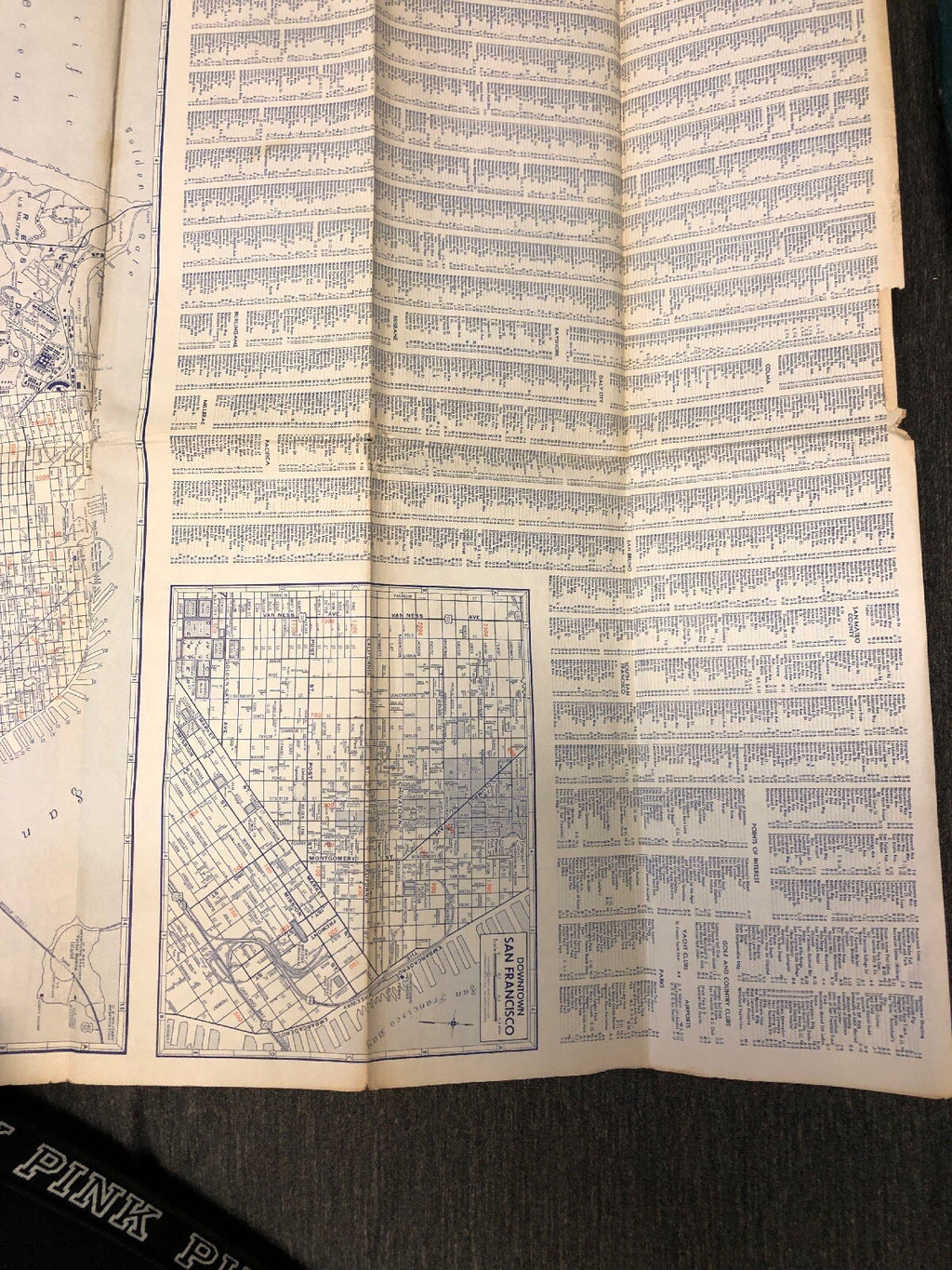 ad1-F  Travel Road Map 1964 San Francisco East Bay Union 76 093a3