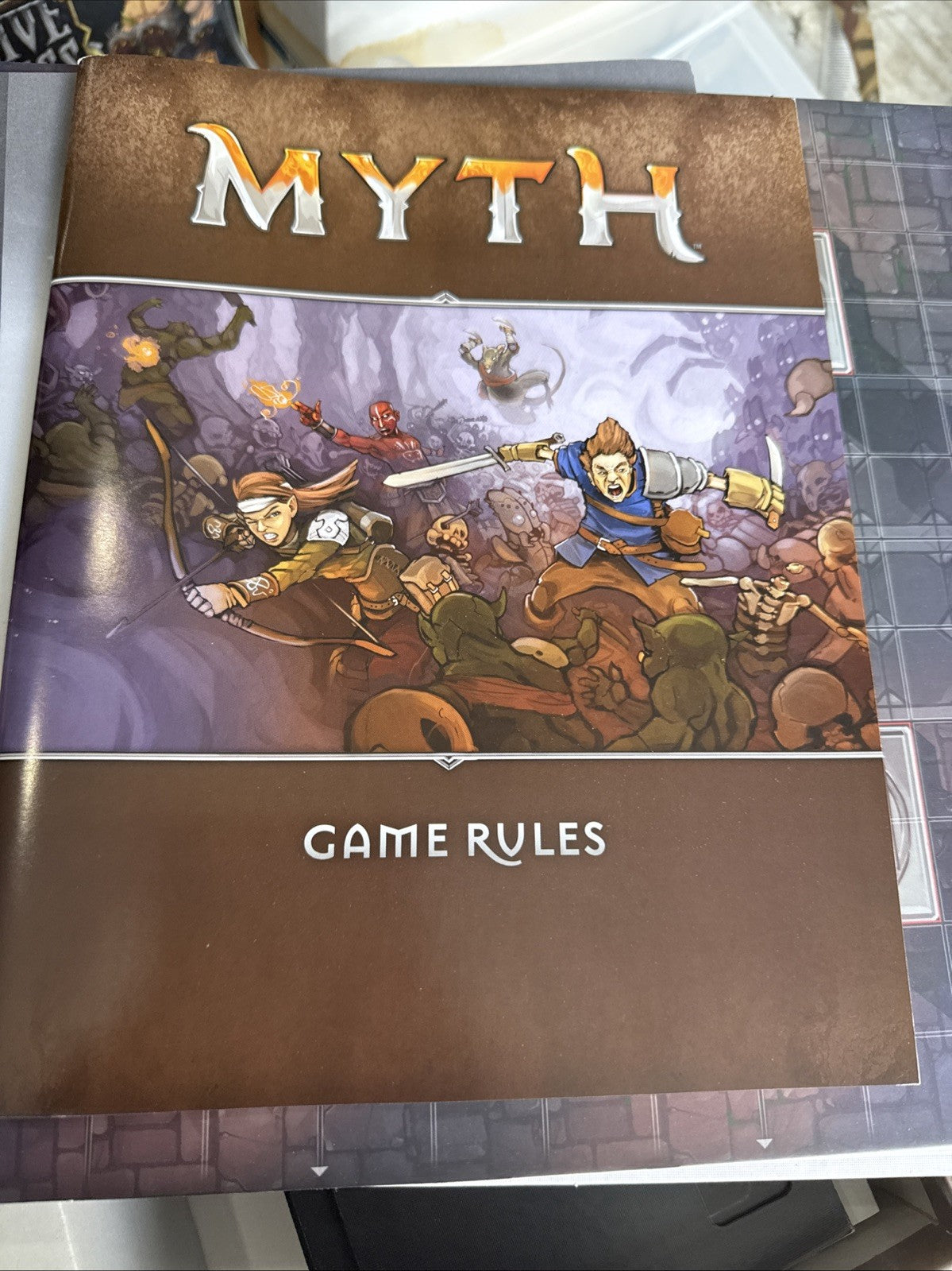 Megacon Myth Board Game  Unpunched Sealed Bags2