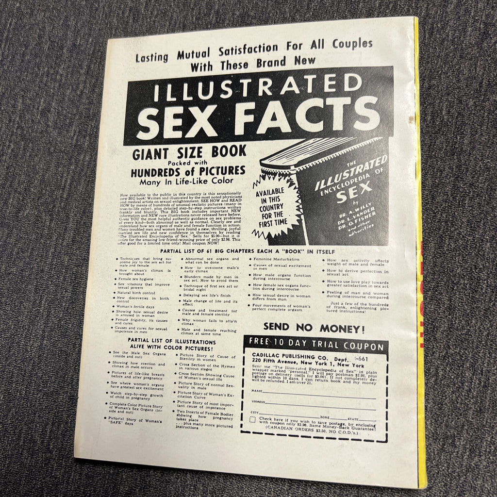 Vintage Gals and Gags Blush Pulp Culture Entertainment  Pin Up Cartoon Book1