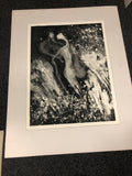 Vintage 1986 Original Etching Art Work By Tom Lee Surrealism 34”x26.5”0