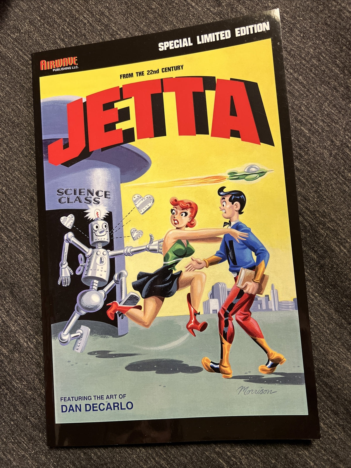 JETTA Rare LIMITED EDITION Dan DeCarlo-Robot COVER SIGNED BOOK by BILL MORRISON2