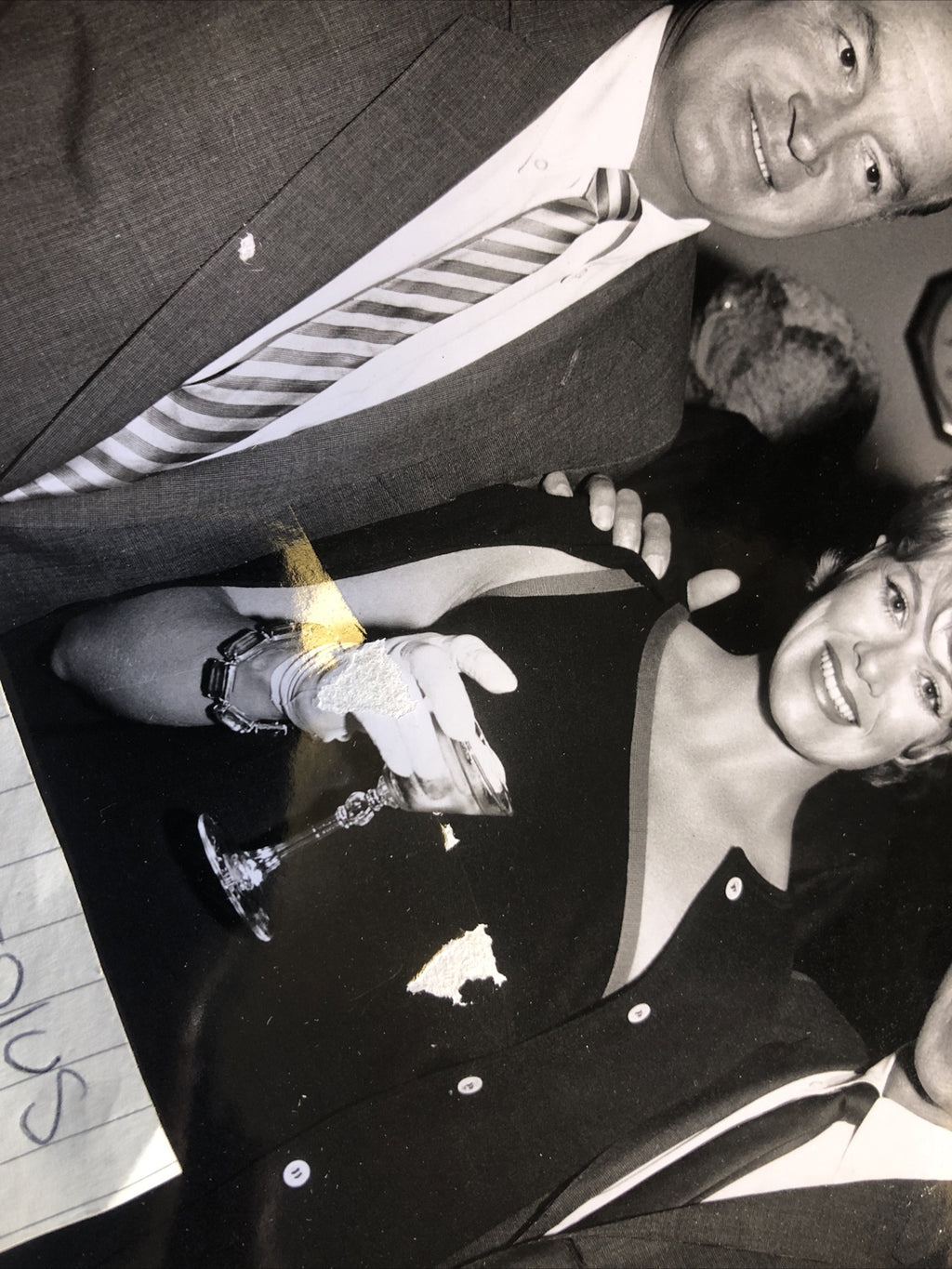 RARE Original Photo Of BOB HOPE Black/White Candid Shot 10”x8”3