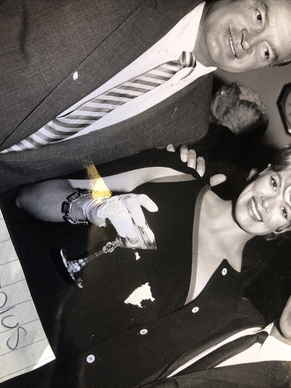 RARE Original Photo Of BOB HOPE Black/White Candid Shot 10”x8”3