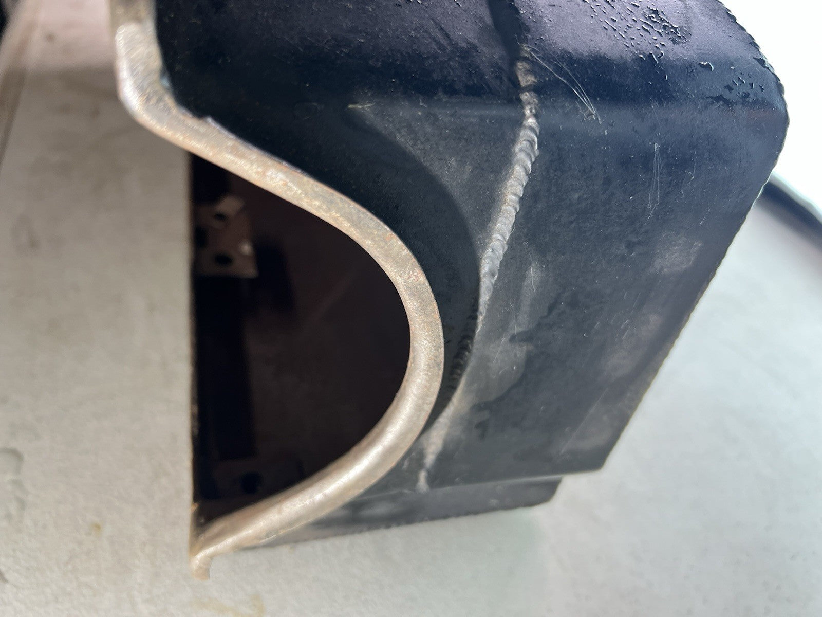 Vintage Hamburger’s Oil Pan – Welded Steel Drag Racing Sump – Baffled5