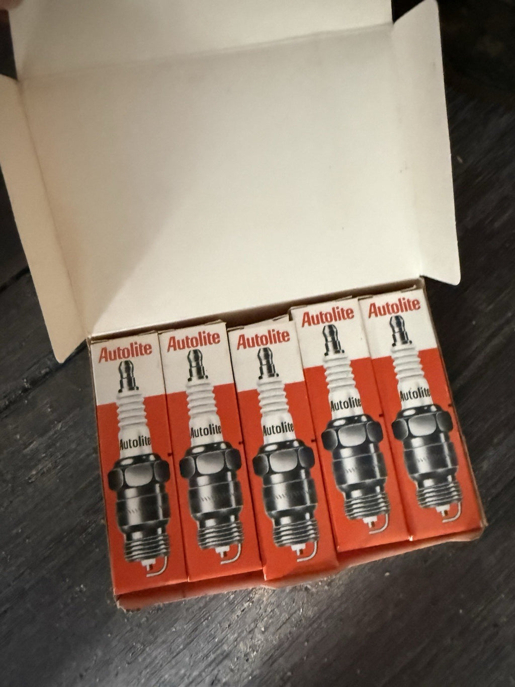 NOS Vintage Autolite 56 Spark Plugs Box of 10 Replaces Champion2