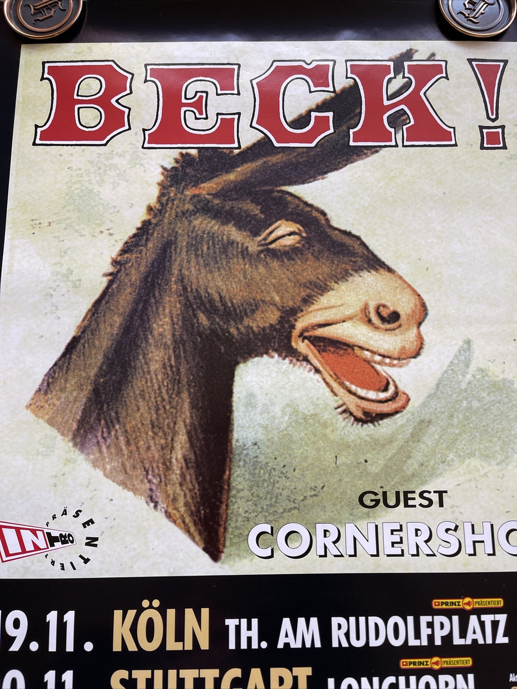 #3 1990s Beck Odelay Cornershop Record Store Tour Promo poster UK 23” X 33”6
