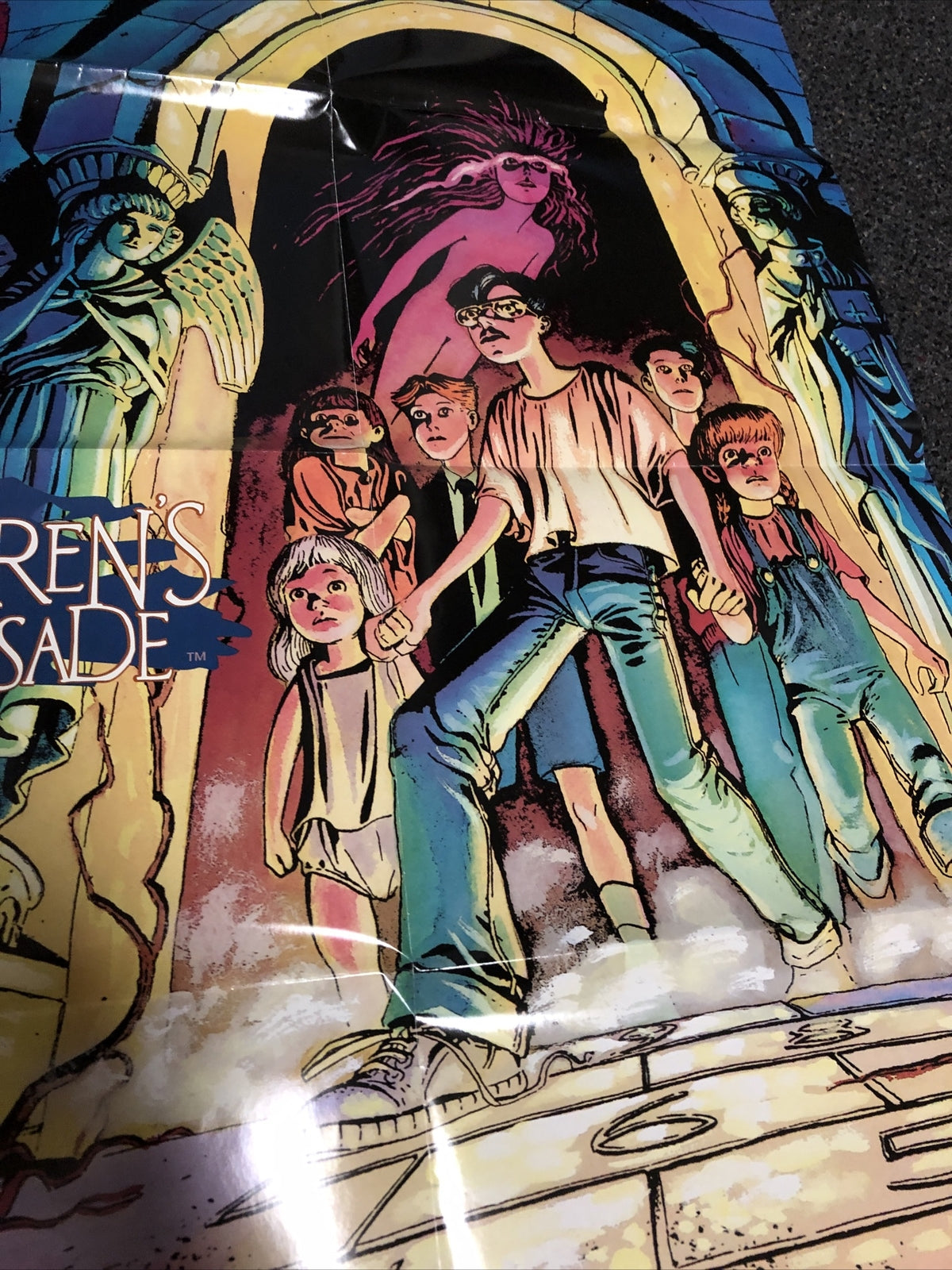 Vintage 1993 DC Comics/Vertigo The Children’s Crusade Poster 34”x22”5