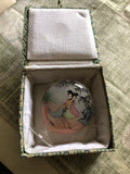 Hand Painted Snuff Bottle Chinese Ink Painting Blown Glass Decorative With Box0