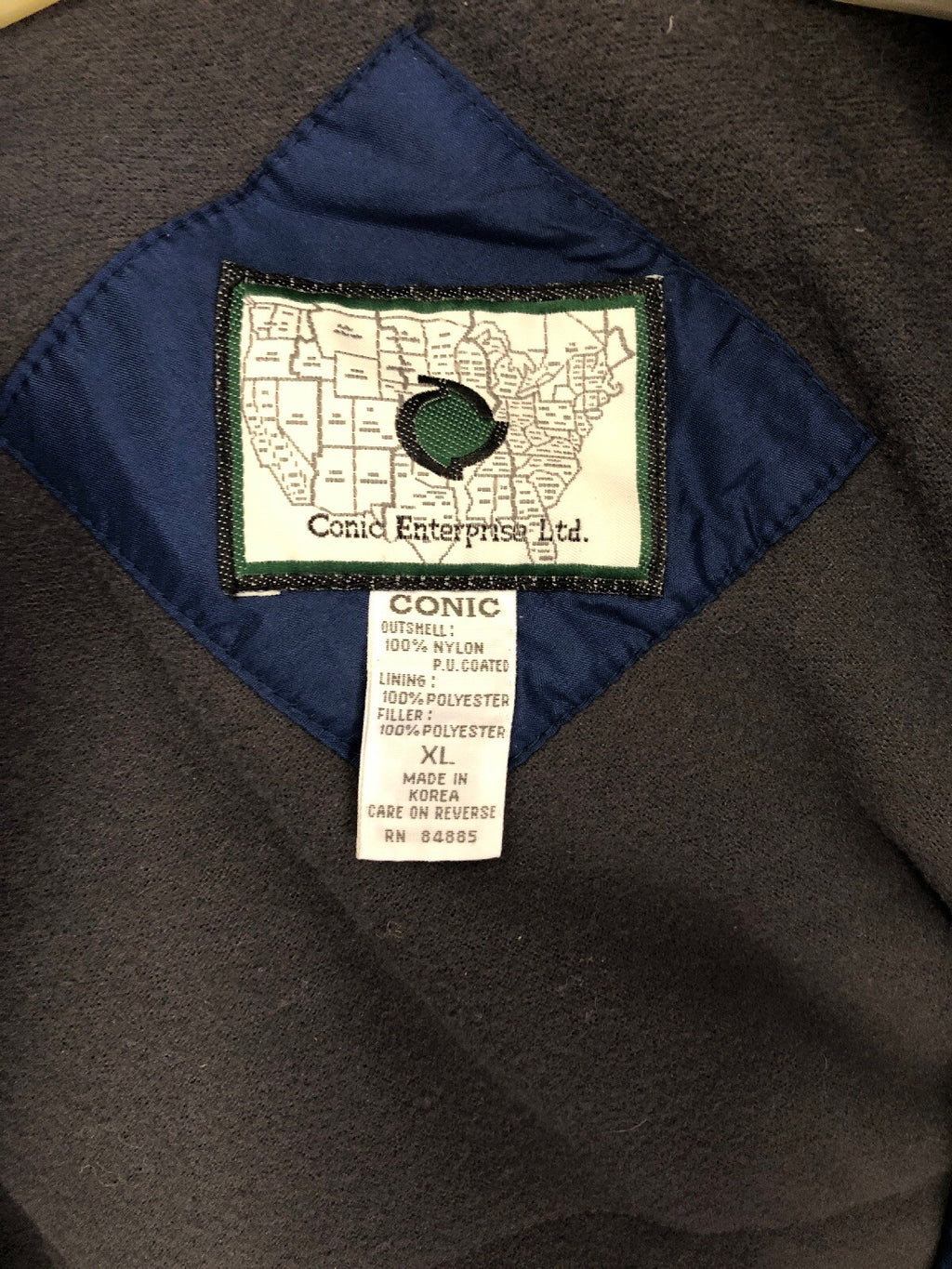 Conic Eco Tech Winter Coat Jacket XL Water resistant Arm Pocket Removable Hood4