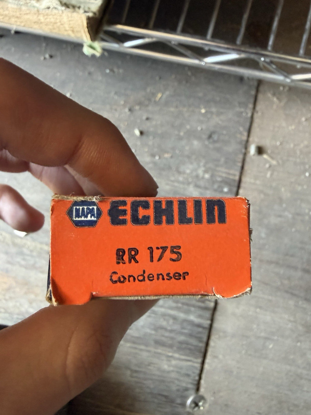 NOS Vintage NAPA Echlin RR175 Ignition Condenser GM Chevy GMC Buick Jeep0