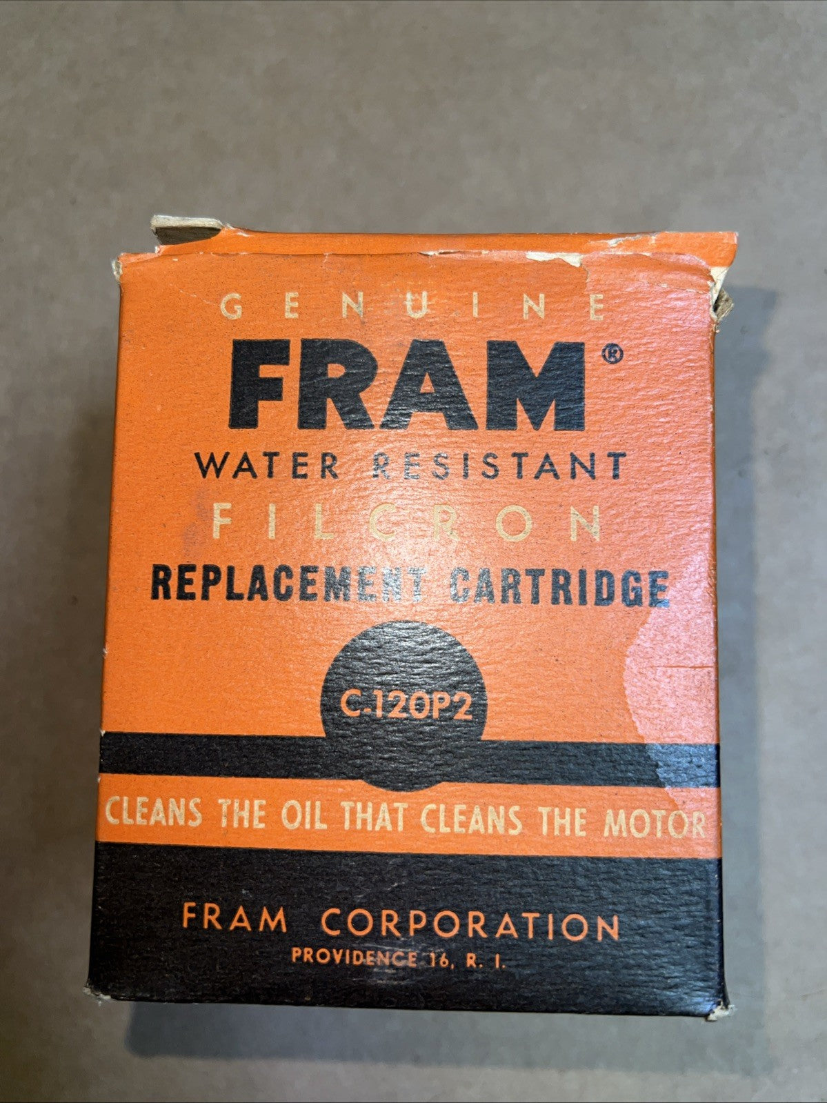 Vintage USA Fram C-120P2 Filter Replacement Cartridge NOS0