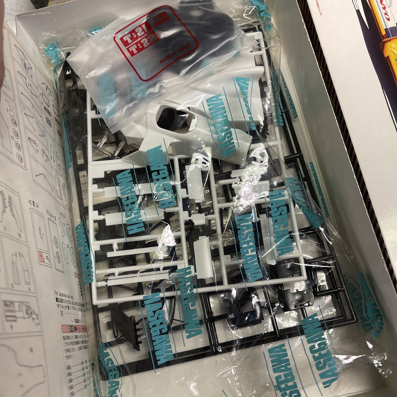 Benetton Ford B190B 1991 Livery 1:24 Scale Model Kit Hasegawa Unbuilt1