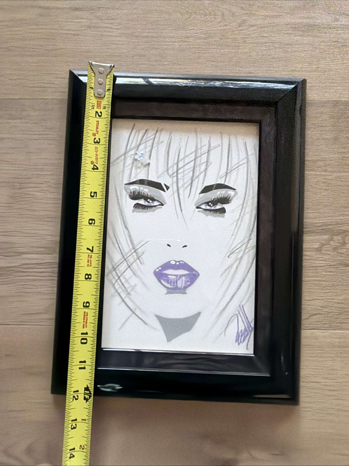 Nice Original Art Signed Dennis Mukai??? Nagel?? Not Exactly Sure8