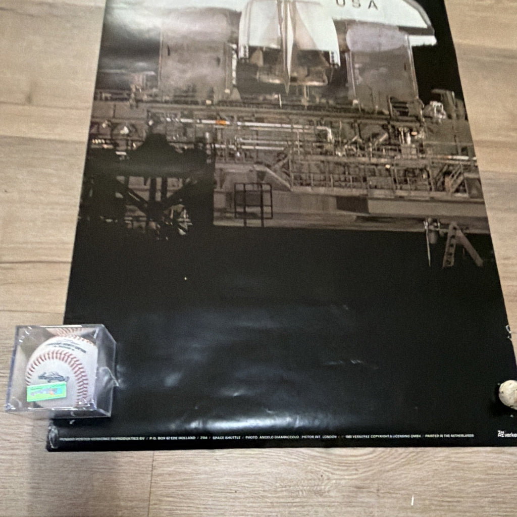 #77 1985 Large NASA Space Shuttle Door Size Poster  62” X 21”11