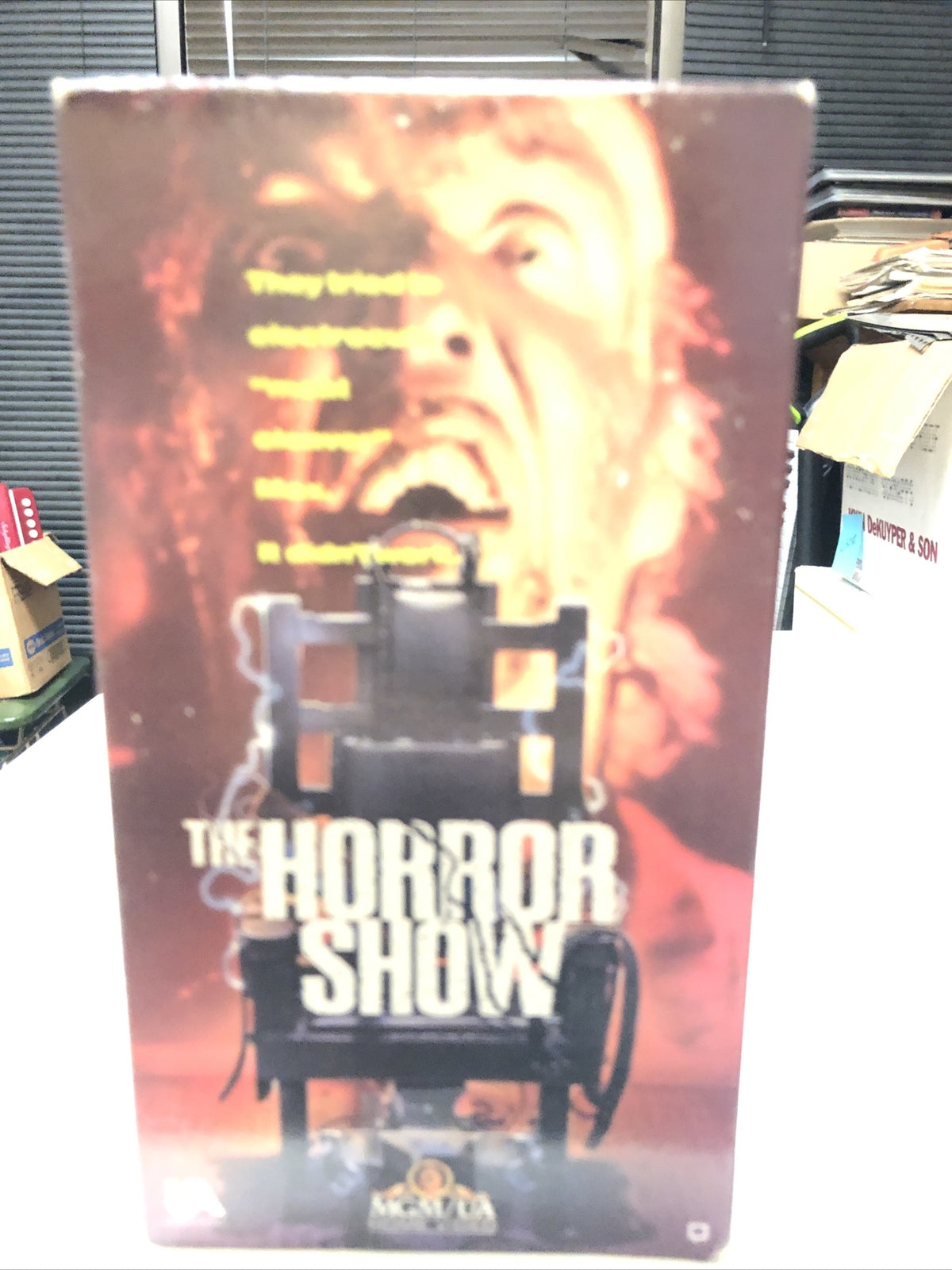 Cult Horror Film The Horror Show Cassette VHS 1989 Thriller Flick Movie B List0