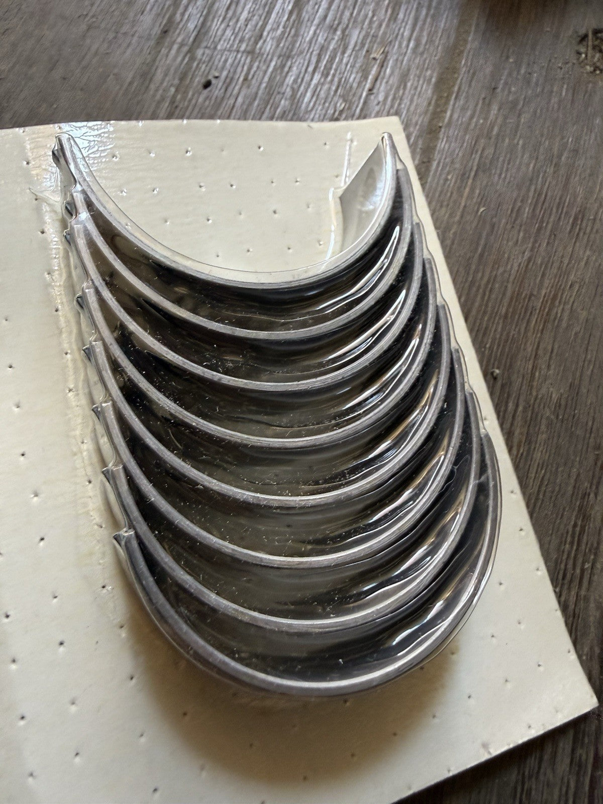 NOS Manley SBC Small Block Chevy Large Journal Rod Bearings Set 30468 .0013