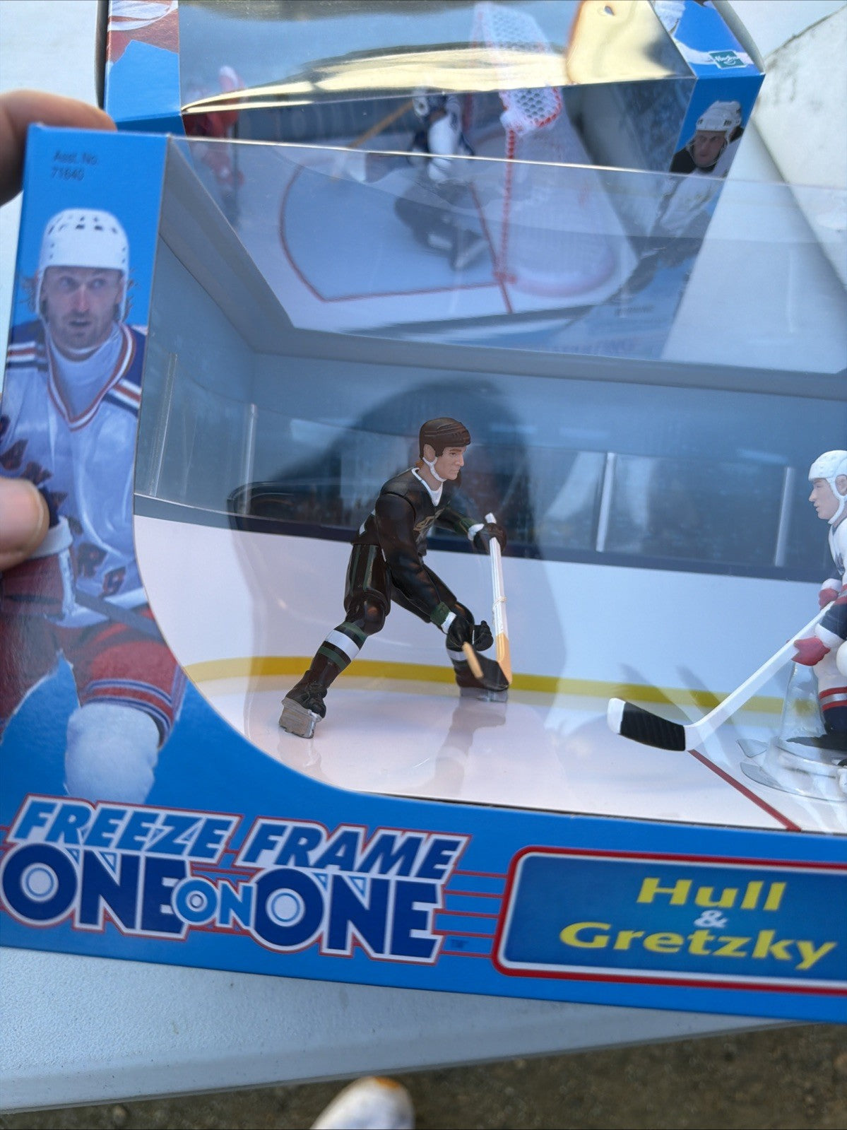 1990s WAYNE GRETZKY Brett Hull SLU FREEZE FRAME ONE ON ONE N Y RANGERS Stars1