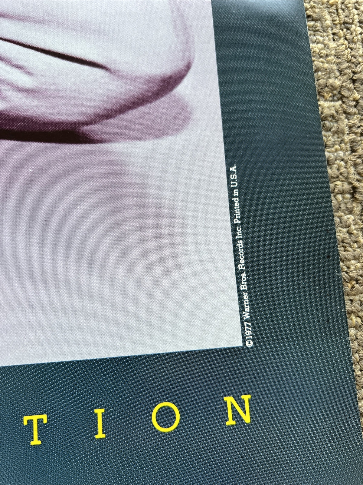#182 Van Morrison Period Of Transition 1977 album Record Store promo poster7