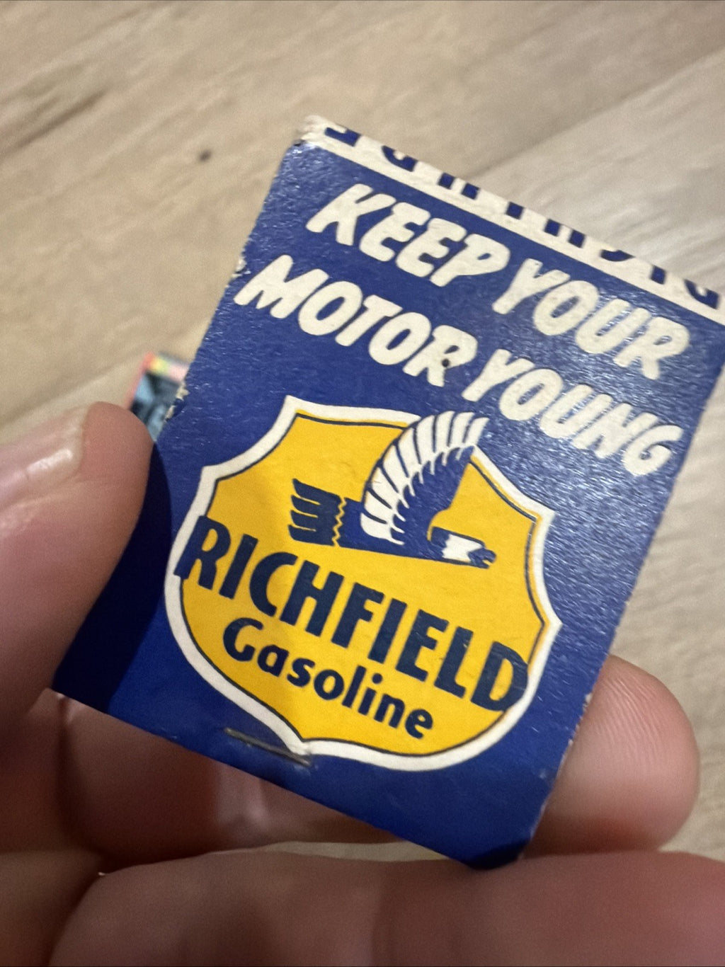 Vintage 1940's GAS STATION Matchbook Lot Richfield Sinclair Champion Mobilgas3