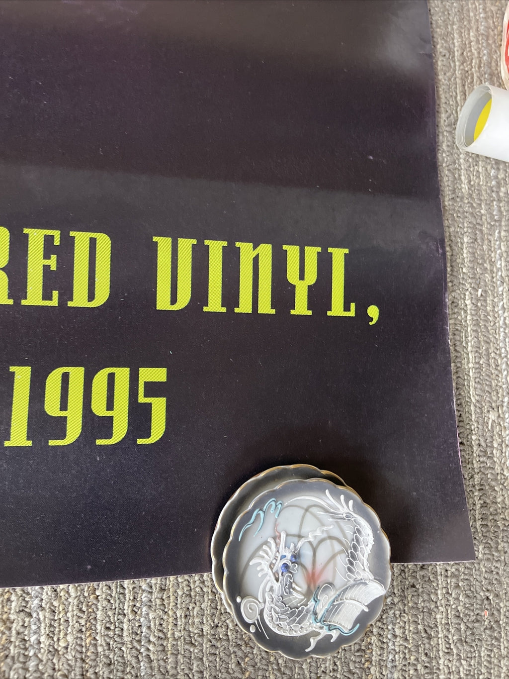 U2 Batman Forever Subway Record Store Promo Poster 1990s very RaRe 60 X 40” #182