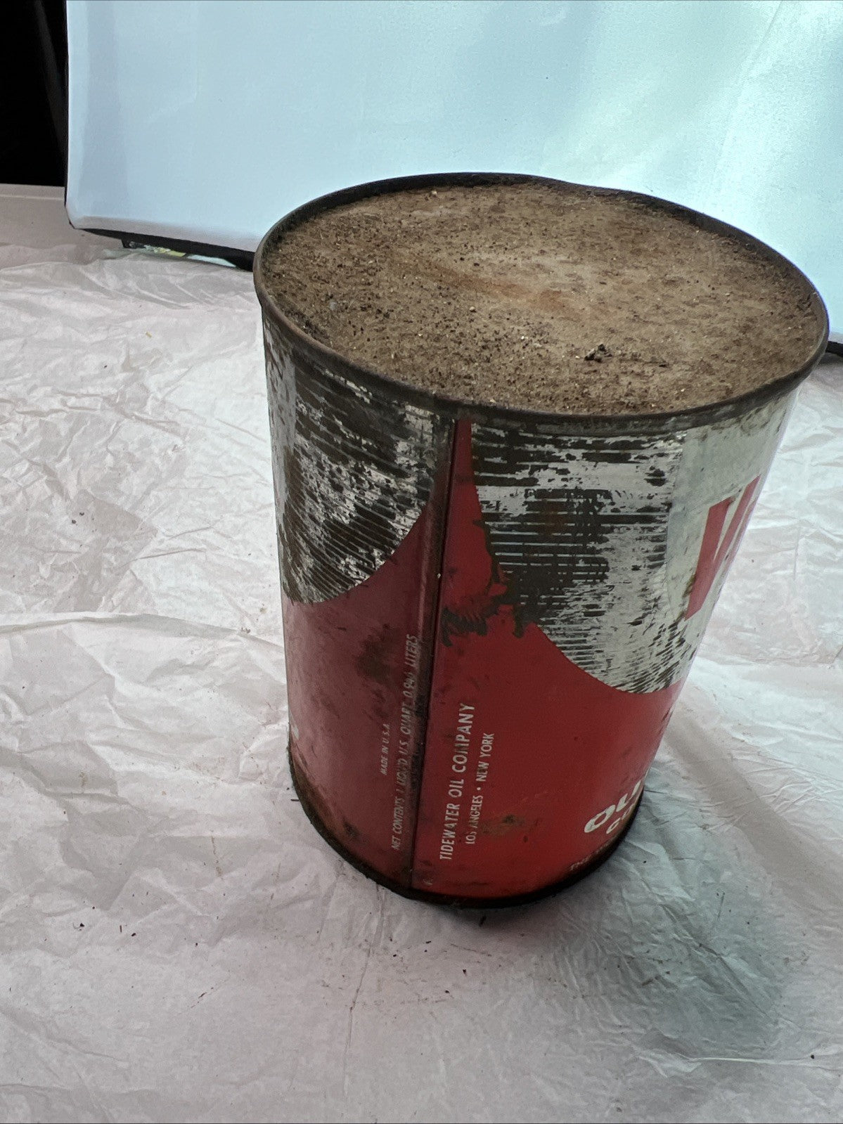 Vintage Veedol Outboard Motor Oil Can – 1 Quart – Tidewater Oil Co.2