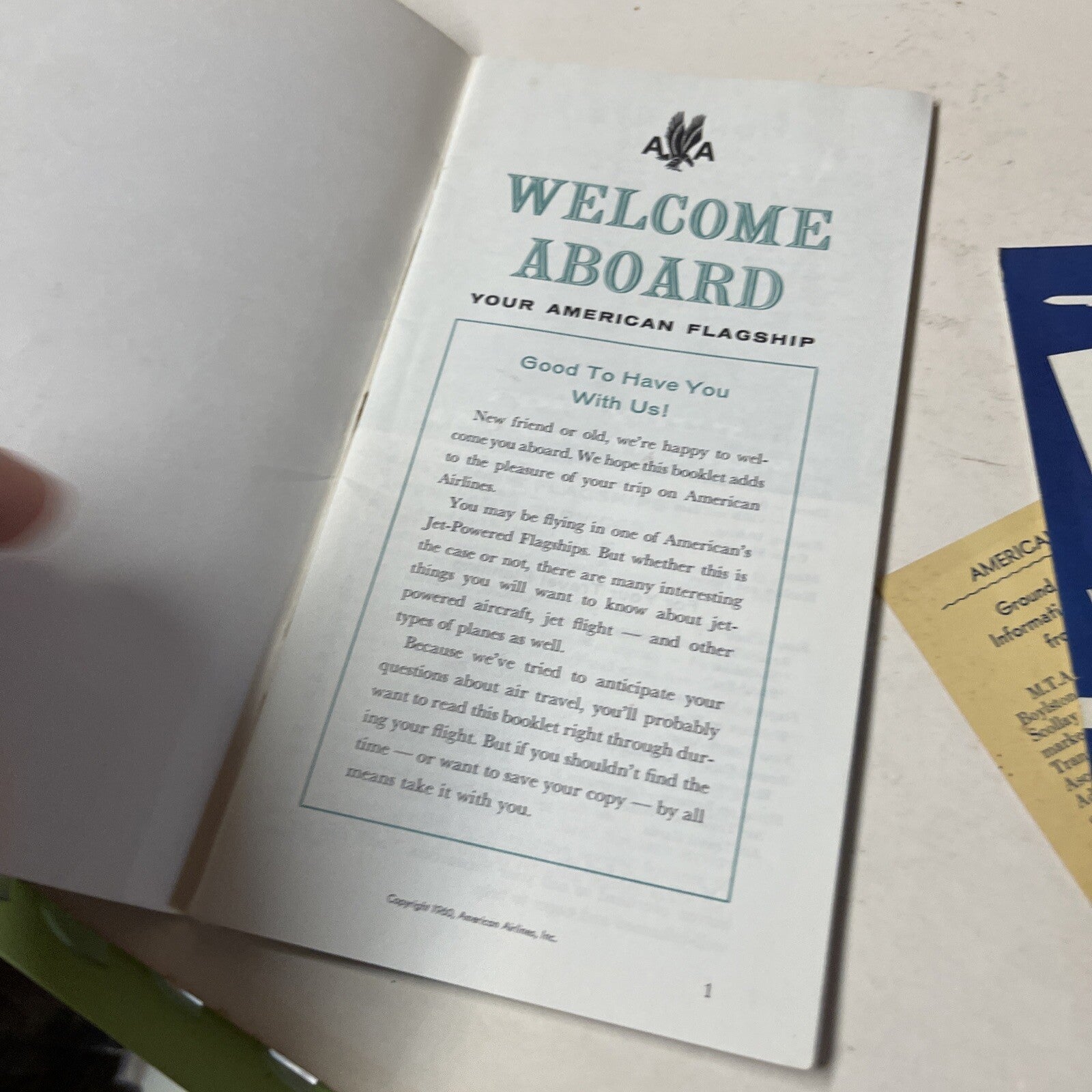 American Air Lines July 1955 AIRLINE Pack TIMETABLE SCHEDULE Brochure flight Map2