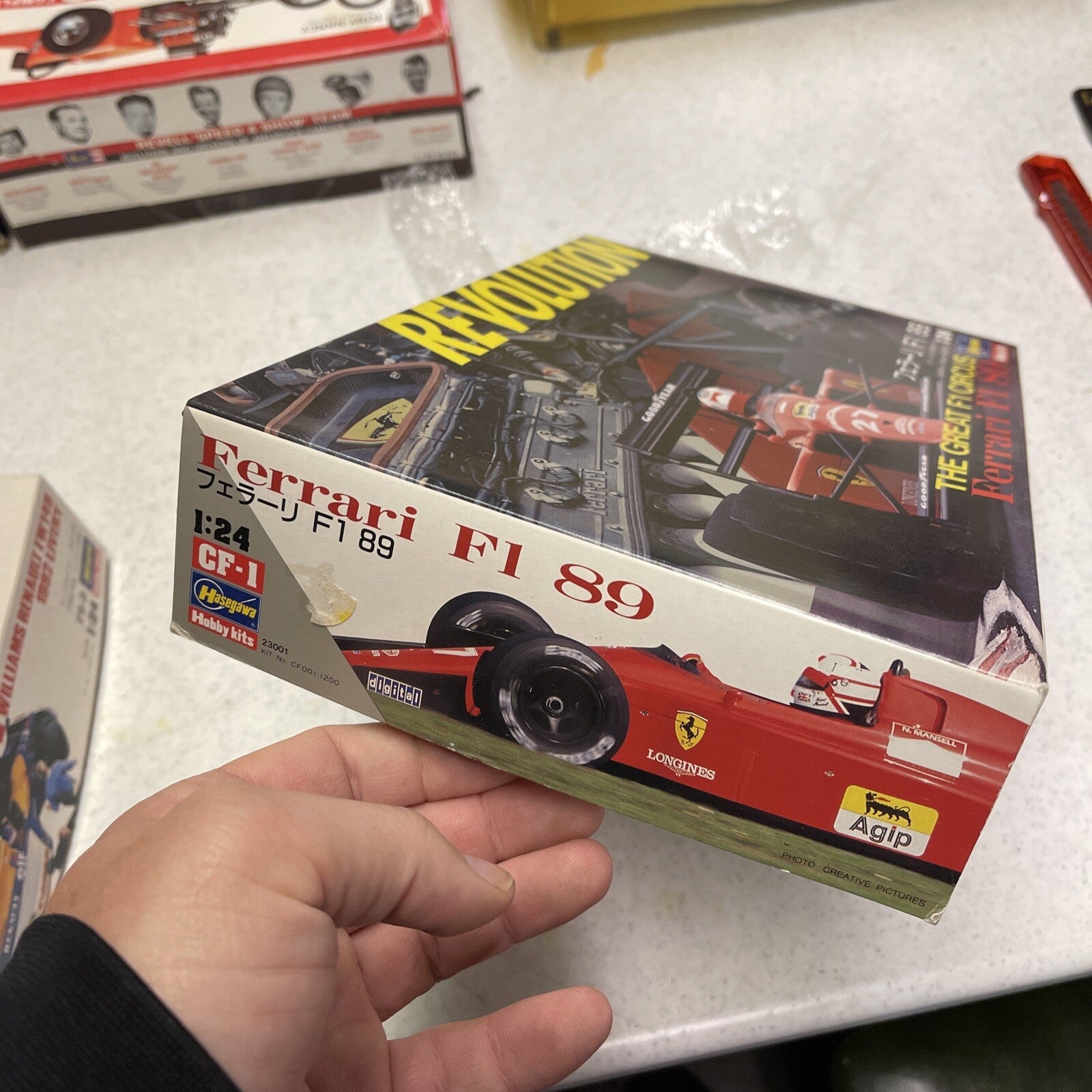 1/24 Hasegawa Ferrari F1 89 Maintaining / Marboro Unbuilt7