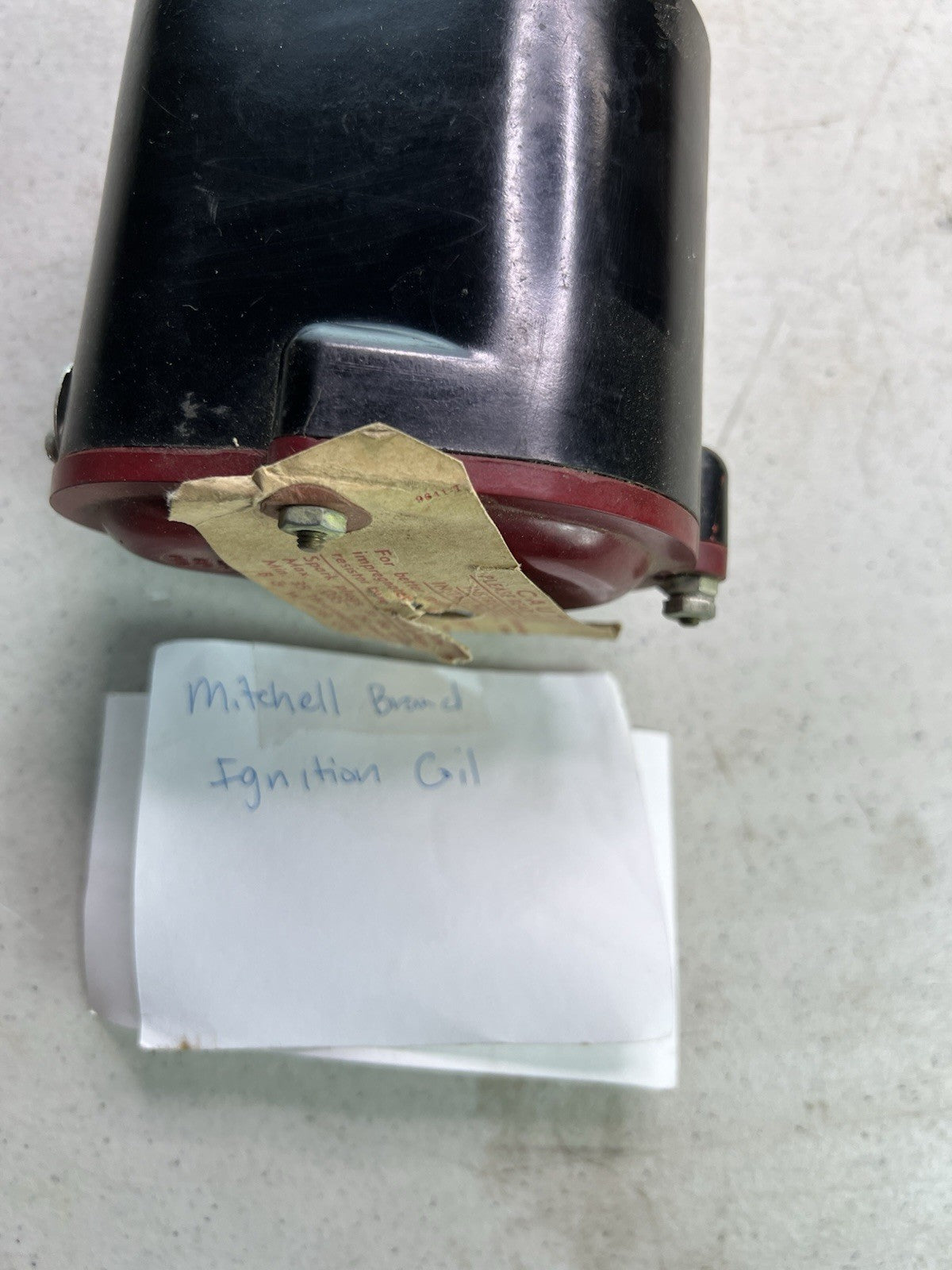 Vintage Mitchell Hi-Q Ignition Coil – POS GND ONLY – Hot Rod, Rat Rod,5