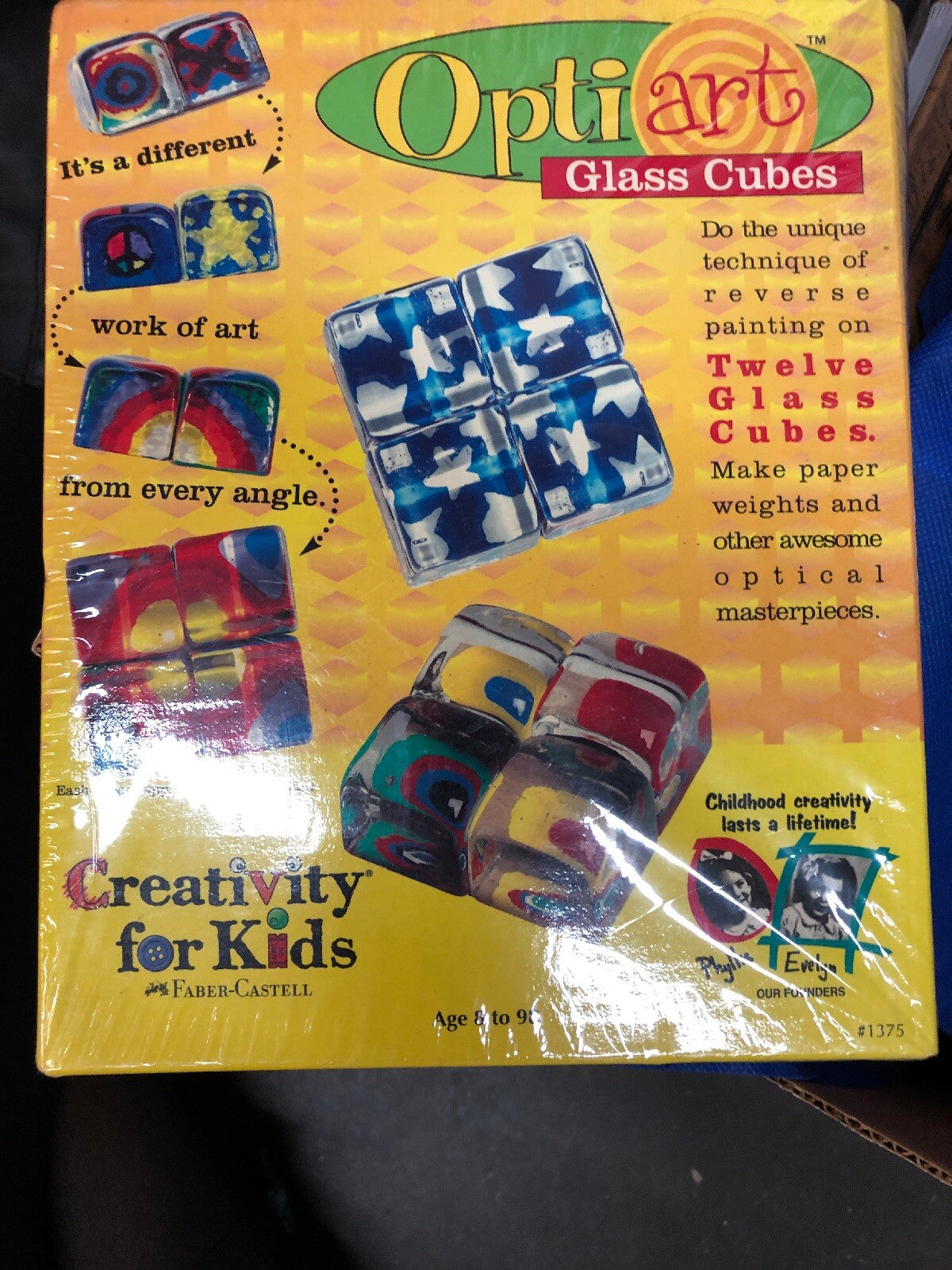 Creativity Kids Optiart Glass Cube Painting Kit Creativity Crafts Arts For Kids0