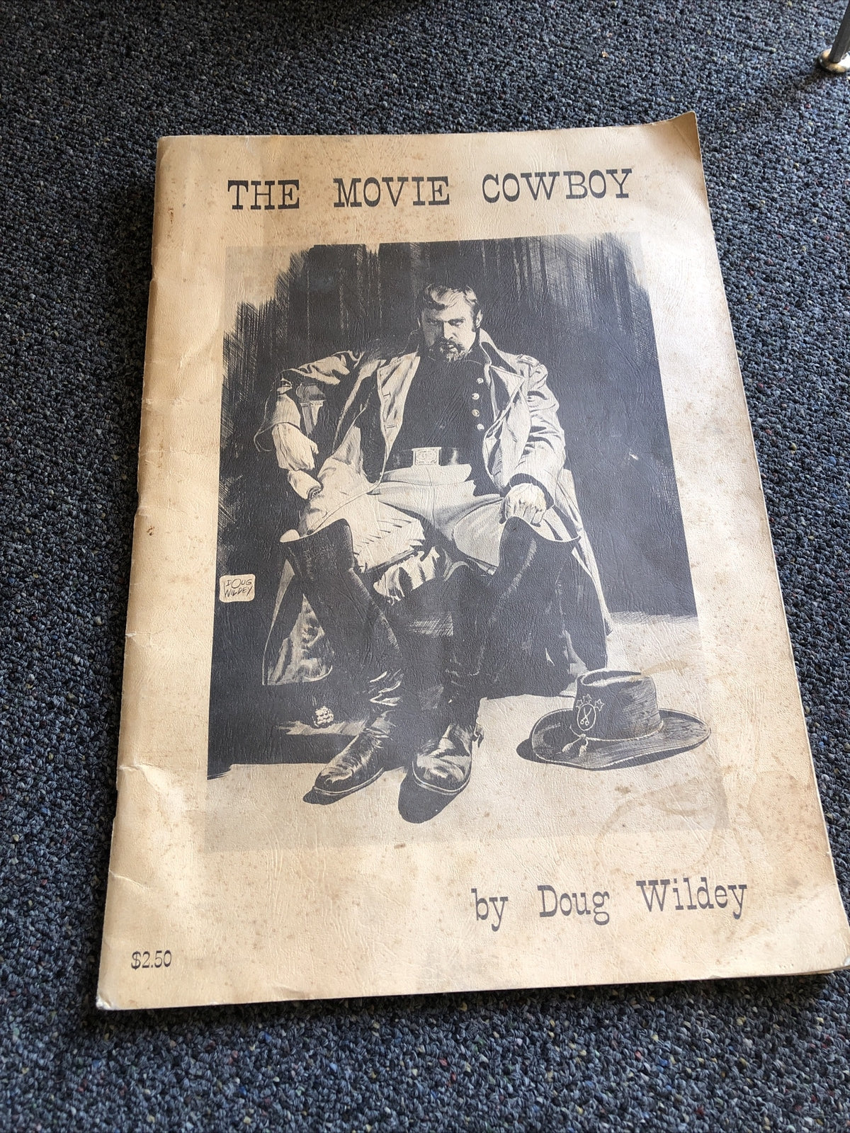 THE MOVIE COWBOY by Doug Wildey (1971) 12 x 17 art portfolio 26 large prints0