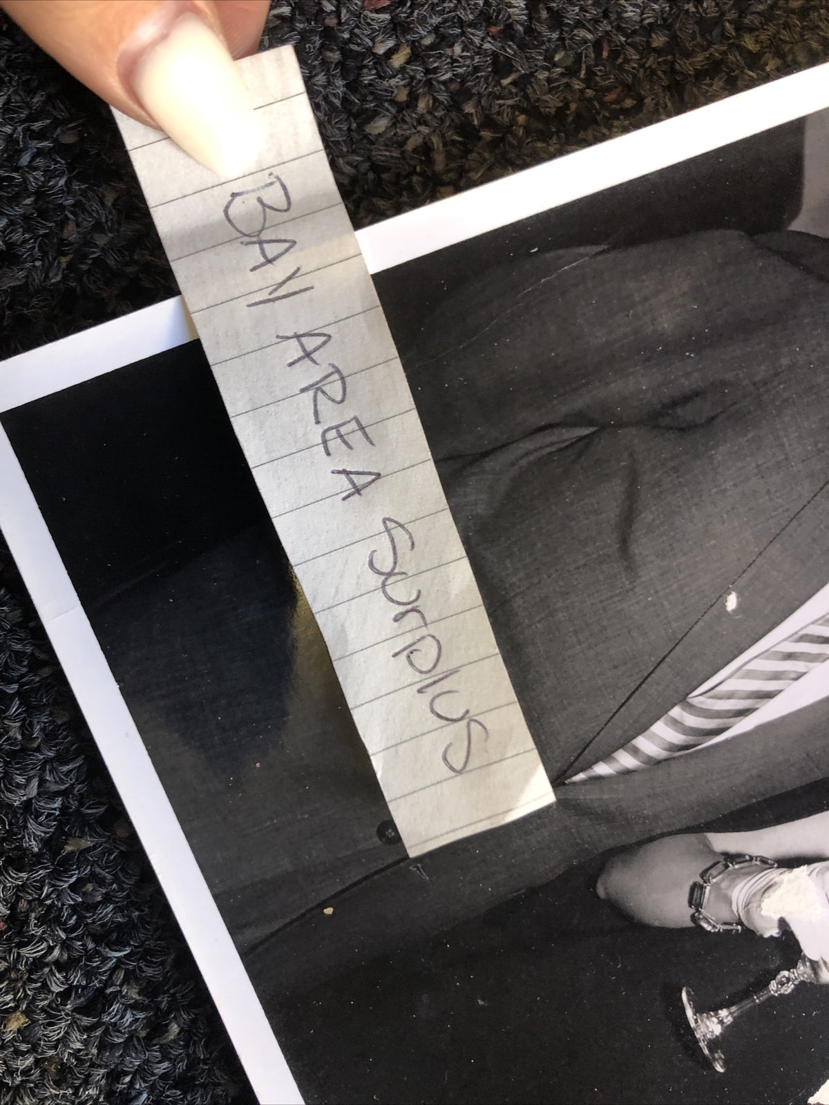 RARE Original Photo Of BOB HOPE Black/White Candid Shot 10”x8”4