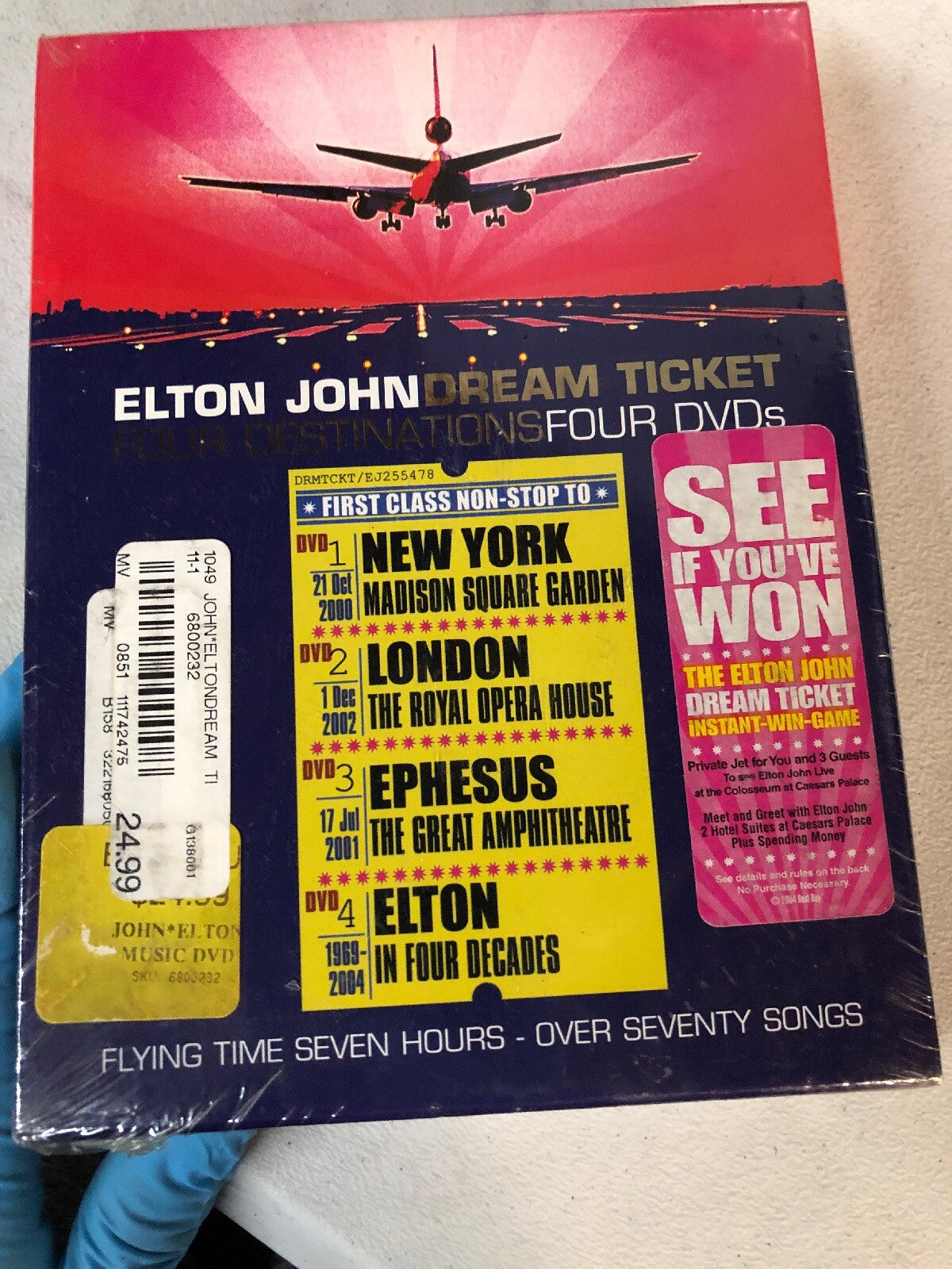Elton John - Dream Ticket (DVD, 2005)  Four Destinations 4 DVDs Sealed0